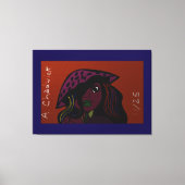 Mushroom Girl Leinwanddruck (Vorderseite)