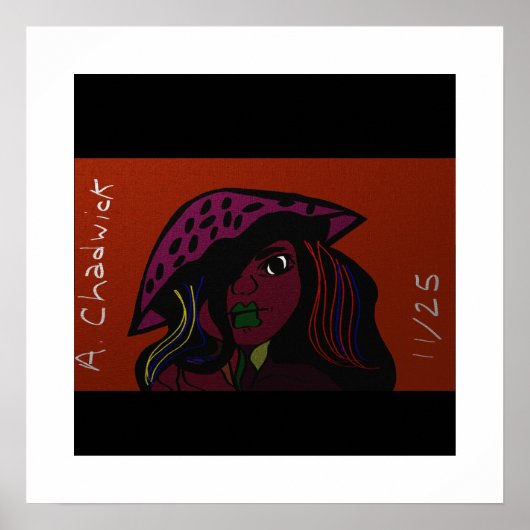 Mushroom Girl Poster (Vorne)