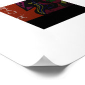 Mushroom Girl Poster (Ecke)