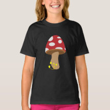 Mushroom Girl's T - Shirt