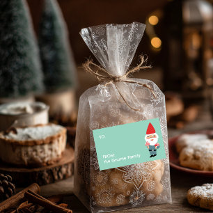 Mushroom Gnome Niedlich Weihnachtsgeschenk CUSTOM Rechteckiger Aufkleber