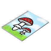 Mushroom Gnome with Mushroom Notizblock (Linke Seite)
