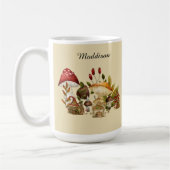 Mushroom Gnomes Verzauberung Kaffeetasse (Links)