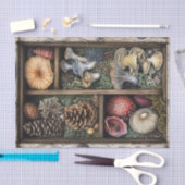 Mushroom Goblincore Hexchy Naturetikum Seidenpapier (Handwerk)