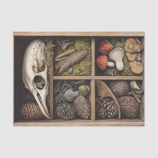 Mushroom Goblincore Witchy Nature Decoupage Seidenpapier (Vorderseite)