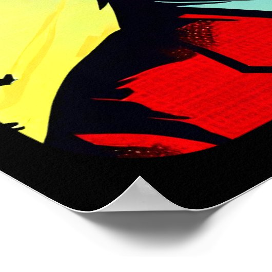 Mushroom Gorilla Poster (Ecke)