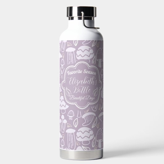Mushroom Gray Cream Cooler Trinkflasche (links)