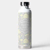 Mushroom Gray Cream Cooler Trinkflasche (links)