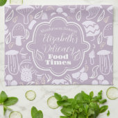 Mushroom Gray Cream Geschirrtuch (Gefaltet)