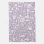 Mushroom Gray Cream Geschirrtuch (Vertikal)