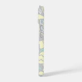 Mushroom Gray Cream iPhone 15 Hülle (Linke Seite)