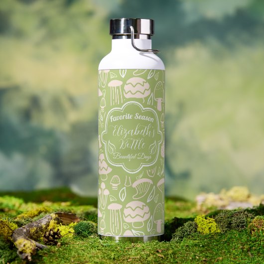 Mushroom Green Cream Cooler Trinkflasche (Außenbereich)