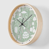 Mushroom Green Uhr (Winkel)