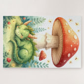 Mushroom Grove Dragon Nickerchen Puzzle (Horizontal)