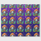 Mushroom Guardian Niedlich Charming Themed Inspiri Geschenkpapier (Flach)