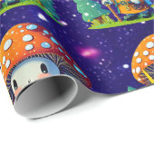 Mushroom Guardian Niedlich Charming Themed Inspiri Geschenkpapier (Rolleneckpunkt)