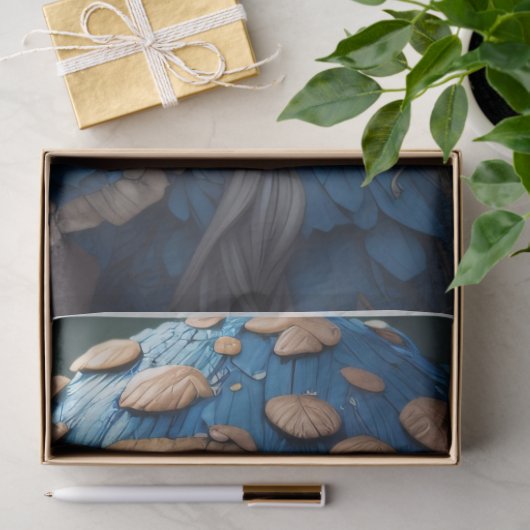 Mushroom Gypsy woman v8 tissue paper Seidenpapier (Geschenk)