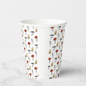 Mushroom Harvest Paper Cup - Weiß Pappbecher (Rechts)