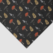 Mushroom Harvest Tissue - Schwarz Seidenpapier (Ausschnitt)