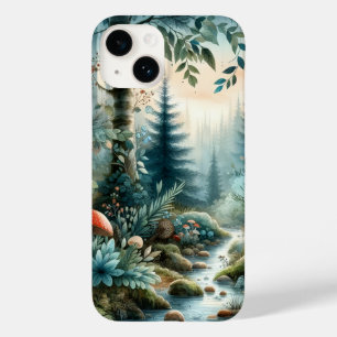 Mushroom Hollow Nature Forest Creek Case-Mate iPhone 14 Hülle