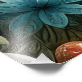 Mushroom Hollow Nature Forest Creek Fotodruck (Ecke)