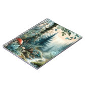 Mushroom Hollow Nature Forest Creek Notizblock (Linke Seite)