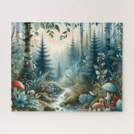 Mushroom Hollow Nature Forest Creek Puzzle