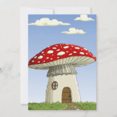 Mushroom House Einladung (Vorderseite)