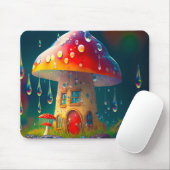 Mushroom House Mousepad (Mit Mouse)