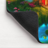 Mushroom House Mousepad (Ecke)