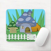 Mushroom House Mousepad (Mit Mouse)