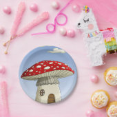 Mushroom House Pappteller (Party)