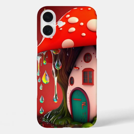 Mushroom House Phone Case (Rückseite)