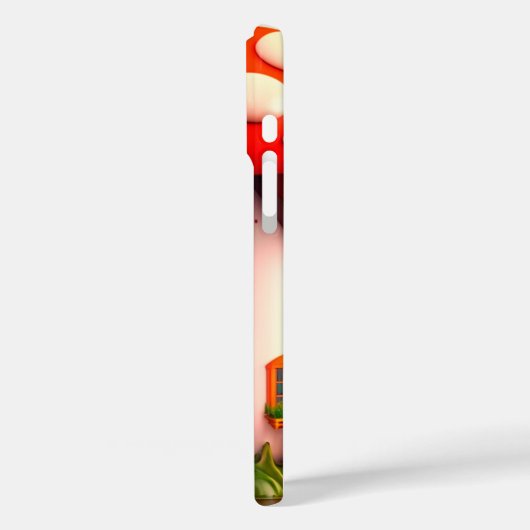 Mushroom House Phone Case (Rückseite / Links)