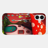 Mushroom House Phone Case iPhone Hülle (Rückseite (Horizontal))