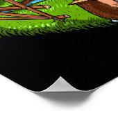 Mushroom House Poster (Ecke)