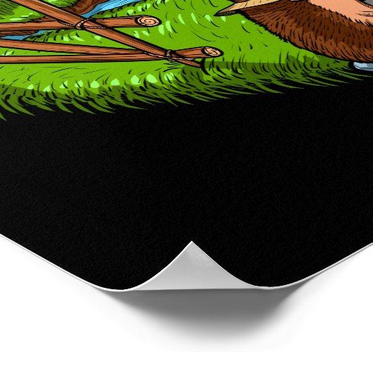 Mushroom House Poster (Ecke)