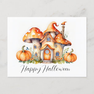 Mushroom House Postkarte