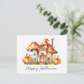 Mushroom House Postkarte (Stehend Vorderseite)