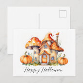 Mushroom House Postkarte (Vorne/Hinten)