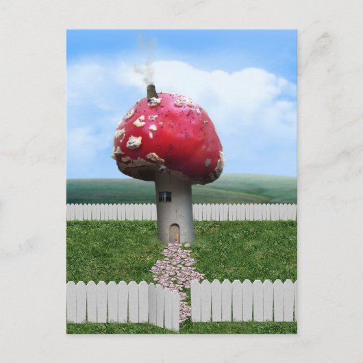 Mushroom House Postkarte (Vorderseite)