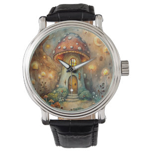 Mushroom House Watch Armbanduhr