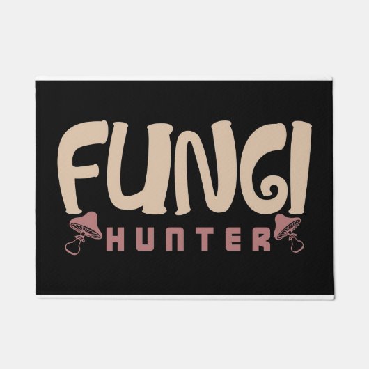 Mushroom Hunter Fungi Hunter Pilze Fußmatte (Vorderseite)