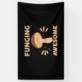 Mushroom Hunter Funginf Phantastisch Banner (Vertikal)