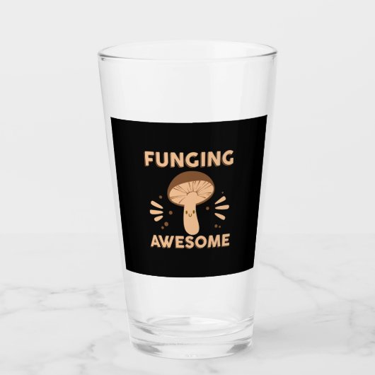 Mushroom Hunter Funginf Phantastisch Glas (Vorderseite)