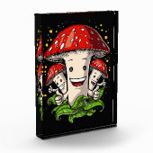 Mushroom Hunter Funny Magic Mushrooms Fotoblock (Links)
