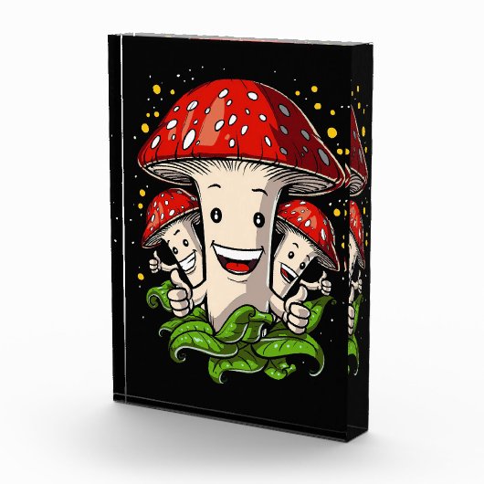 Mushroom Hunter Funny Magic Mushrooms Fotoblock (Rechts)