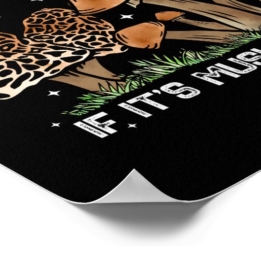 Mushroom Hunter gibt Männern Fugi Nahrung Pilze Pi Poster (Ecke)