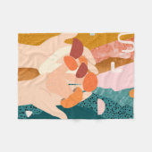 Mushroom Hunter I sammelt Pilze Fleecedecke (Vorderseite (Horizontal))