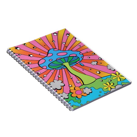 Mushroom Hunter Kidcore Mushroom Notizblock (Rechte Seite)